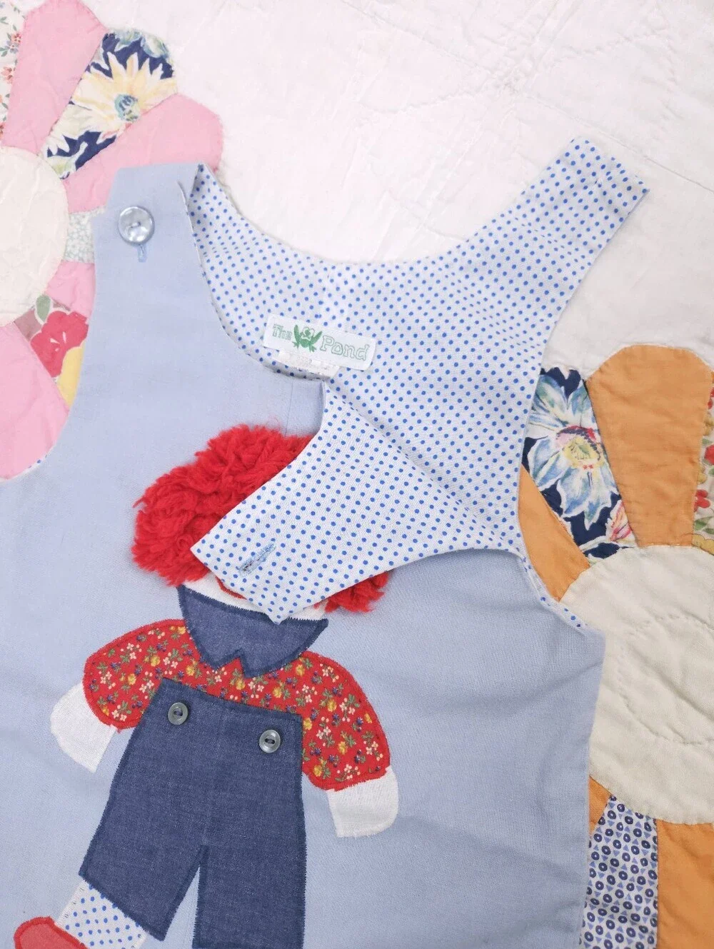 The Pond vintage applique